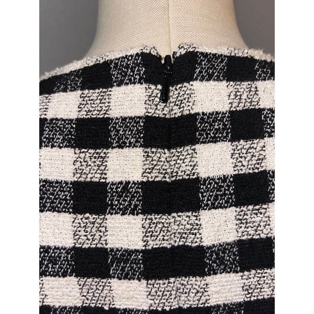 Brooks Brothers Women's Gingham Boucle Dress size 4 Sleeveless Career Elegant - Picture 8 of 11